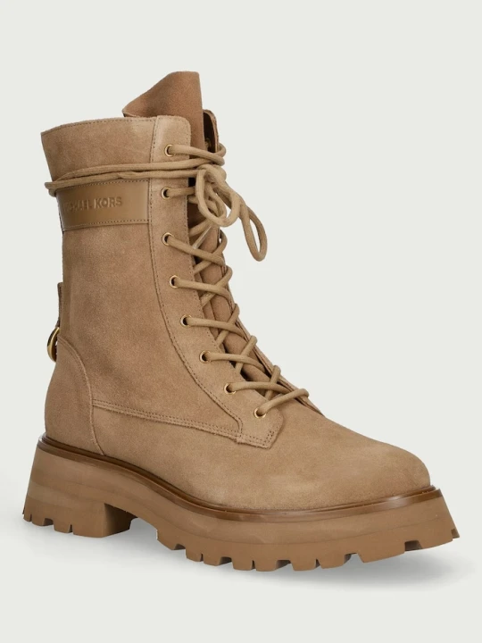 Obrázek produktu MICHAEL Michael Kors farmářky dámské semišové Caleb Lug Bootie béžová