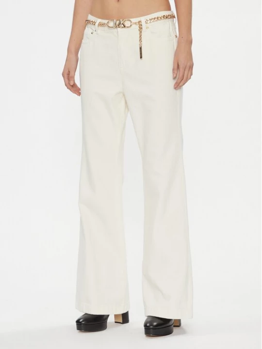 Obrázek produktu MICHAEL Michael Kors Jeansy MF3904180V Écru Flared Fit