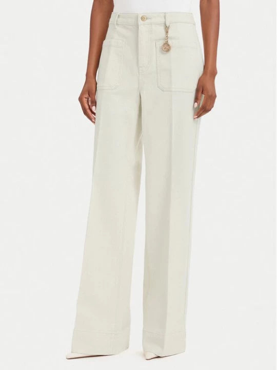 Obrázek produktu MICHAEL Michael Kors Jeansy MT690ACLSA Krémová Flared Leg