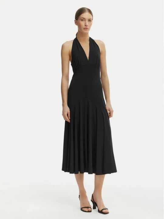 Obrázek produktu MICHAEL Michael Kors Koktejlové šaty MS683COH6J Černá Slim Fit
