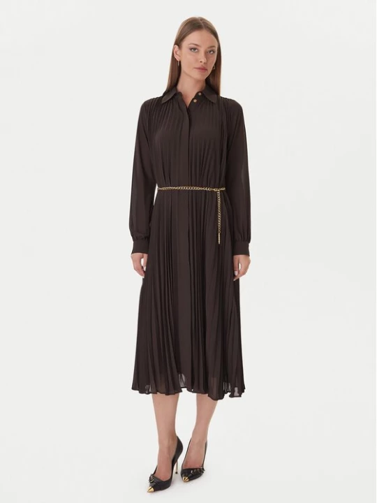Obrázek produktu MICHAEL Michael Kors Košilové šaty MF5838A7R3 Hnědá Regular Fit