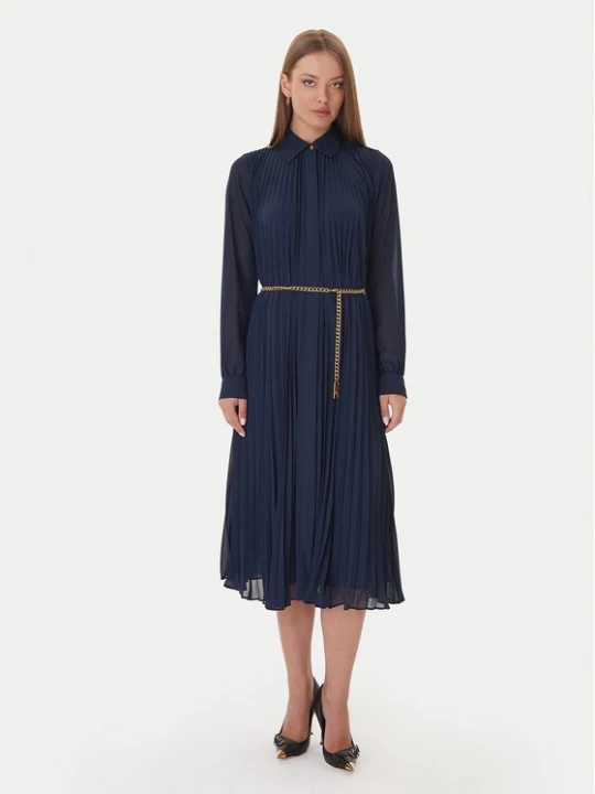 Obrázek produktu MICHAEL Michael Kors Košilové šaty MF5838A7R3 Tmavomodrá Regular Fit