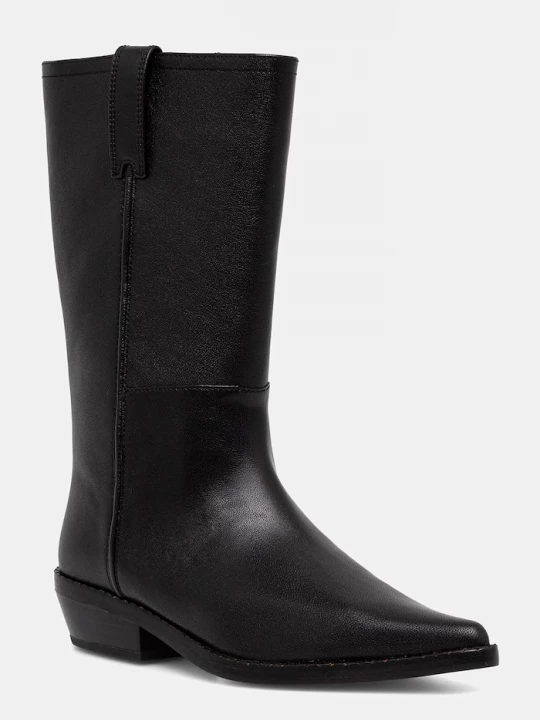 Obrázek produktu MICHAEL Michael Kors kotníkové boty dámské kožené Farren Flat Boot černá