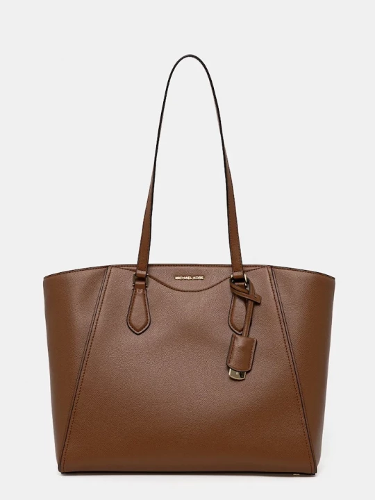 Obrázek produktu MICHAEL Michael Kors Kožená kabelka MICHAEL Michael Kors hnědá