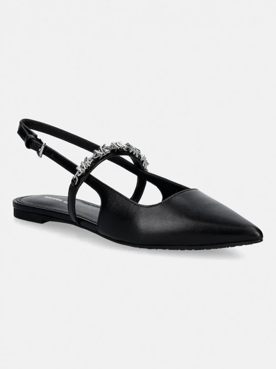 Obrázek produktu MICHAEL Michael Kors Kožené baleríny Dina Flex Sling Flat černá
