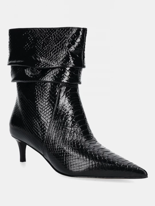 Obrázek produktu MICHAEL Michael Kors Kožené kotníkové boty MICHAEL Michael Kors Dawn černá