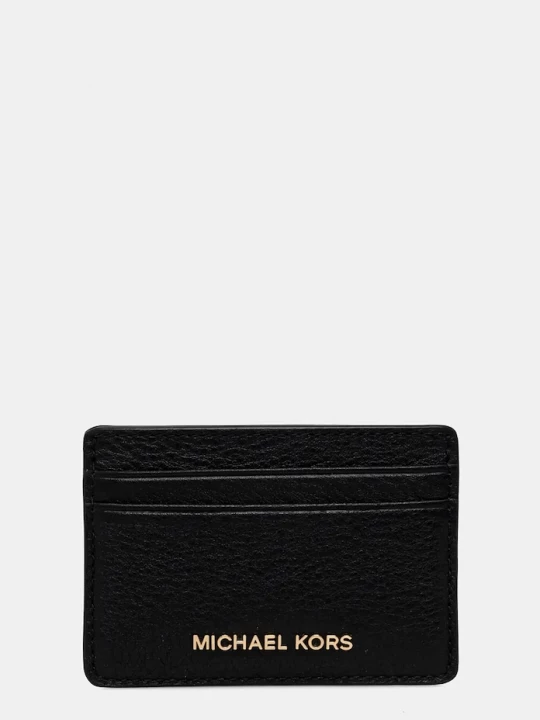 Obrázek produktu MICHAEL Michael Kors Kožené pouzdro na karty MICHAEL Michael Kors černá