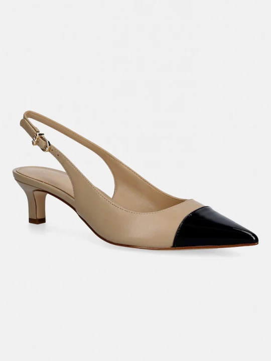 Obrázek produktu MICHAEL Michael Kors Lodičky MICHAEL Michael Kors Amara Toe Cap Sling Pump béžová