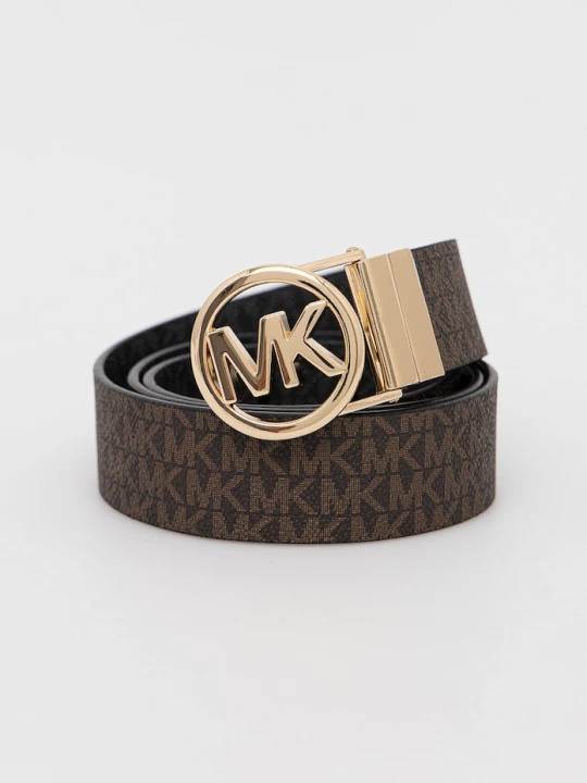 Obrázek produktu MICHAEL Michael Kors oboustranný pásek dámský z imitace kůže hnědá