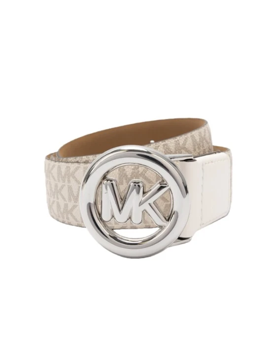 Obrázek produktu MICHAEL Michael Kors Opasek umbra / stříbrná / barva bílé vlny