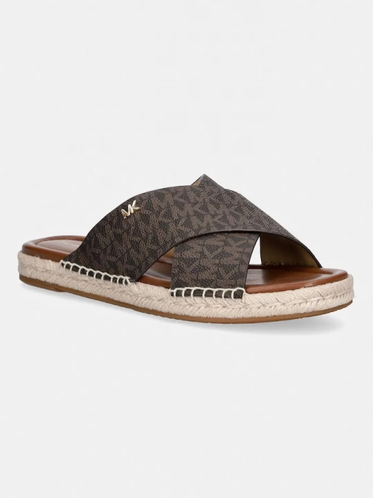Obrázek produktu MICHAEL Michael Kors pantofle dámské Kenzie Sandal hnědá