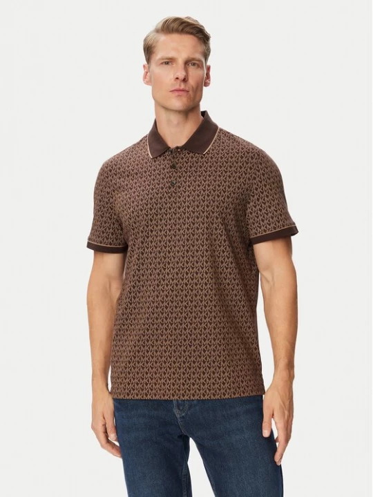 Obrázek produktu MICHAEL Michael Kors Polokošile CS650V848T Tmavě hnědá Regular Fit