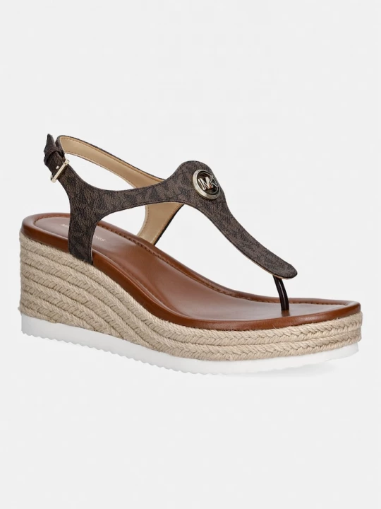 Obrázek produktu MICHAEL Michael Kors Sandály MICHAEL Michael Kors Val Thong Wedge hnědá