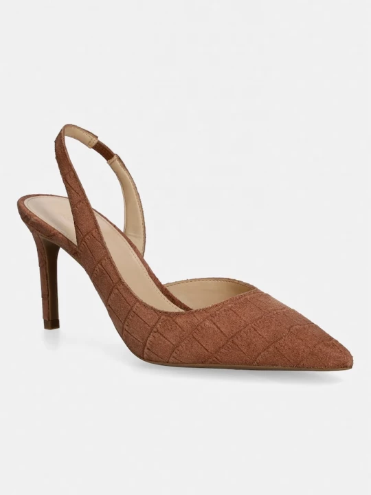 Obrázek produktu MICHAEL Michael Kors Semišové lodičky Alina Flex Sling Pump hnědá