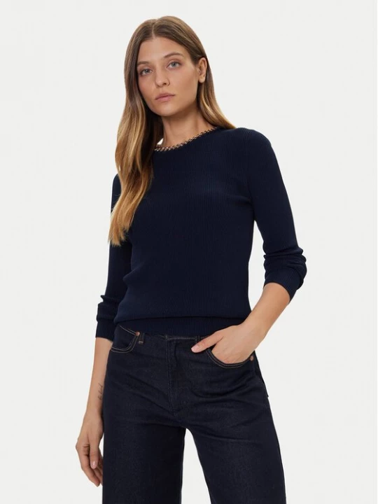 Obrázek produktu MICHAEL Michael Kors Svetr MF561CJ33D Tmavomodrá Slim Fit