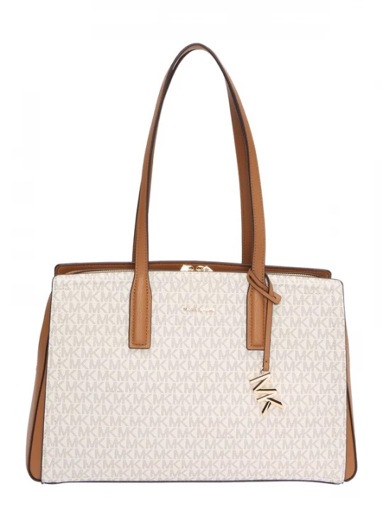 Obrázek produktu MICHAEL Michael Kors Taška přes rameno hnědá / šedá / barva bílé vlny