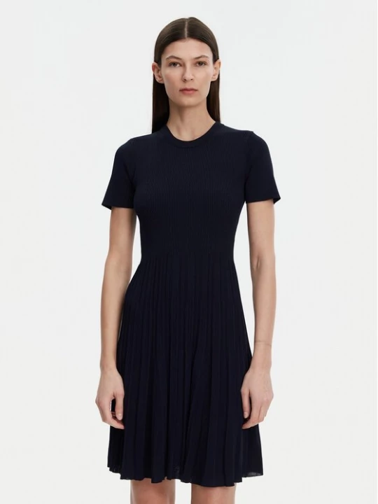 Obrázek produktu MICHAEL Michael Kors Úpletové šaty MS5830OBFD Tmavomodrá Slim Fit
