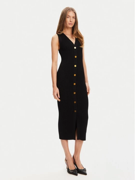 Obrázek produktu MICHAEL Michael Kors Úpletové šaty MT5832533D Černá Slim Fit
