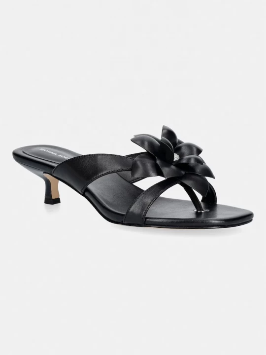 Obrázek produktu MICHAEL Michael Kors žabky dámské kožené Jacie Kitten Sandal černá