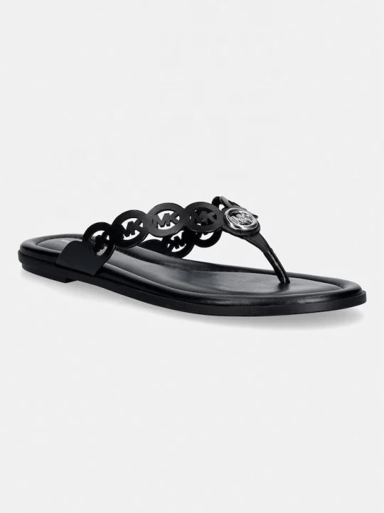 Obrázek produktu MICHAEL Michael Kors žabky dámské kožené Janie Thong Sandal černá