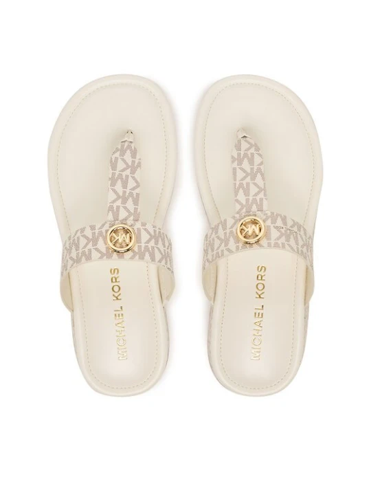 Obrázek produktu MICHAEL Michael Kors Žabky Koya Flip Flap 40R6KOFA2B Écru Krémová