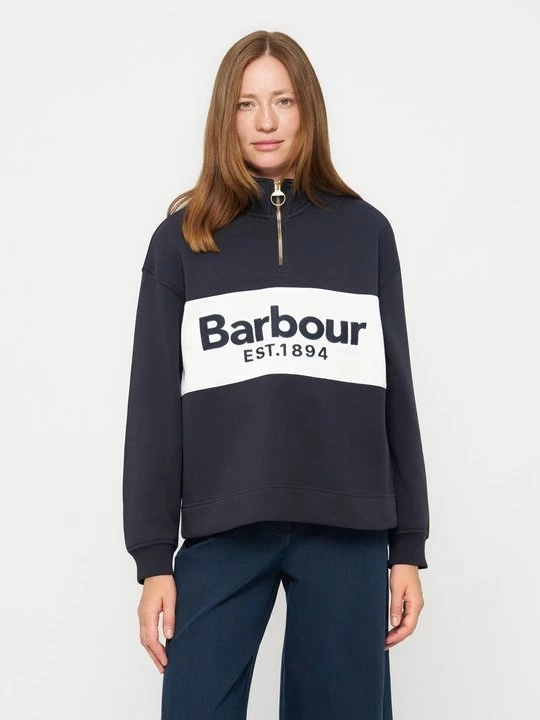 Obrázek produktu Mikina Barbour melírovaná tmavě modrá