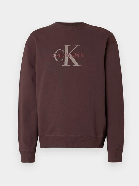 Obrázek produktu Mikina Calvin Klein Jeans tmavě hnědá