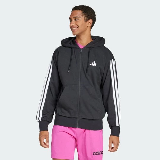 Obrázek produktu Mikina Essentials 3-Stripes French Terry Full-Zip Adidas