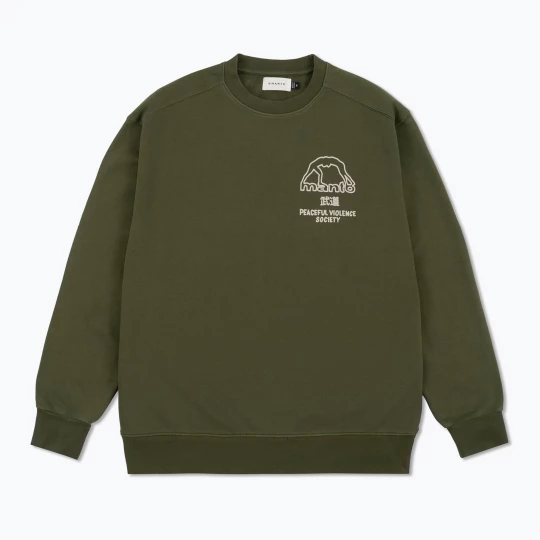 Obrázek produktu Mikina Khaki MANTO Society khaki Zelená