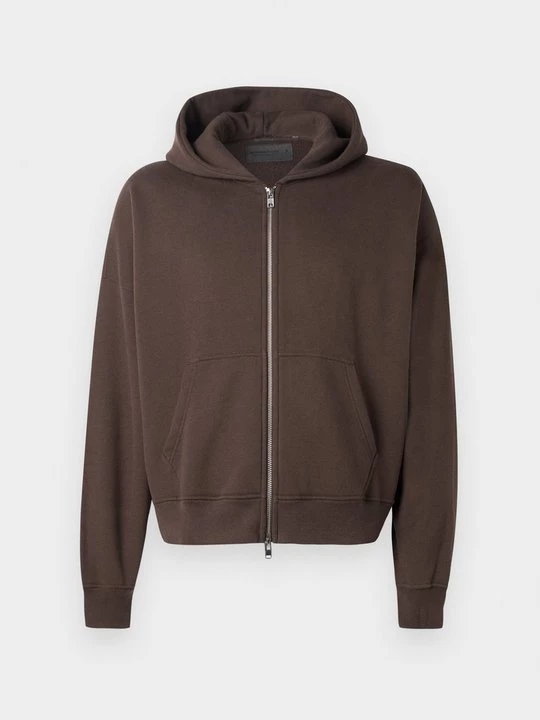 Obrázek produktu Mikina na zip Abercrombie & Fitch hnědá