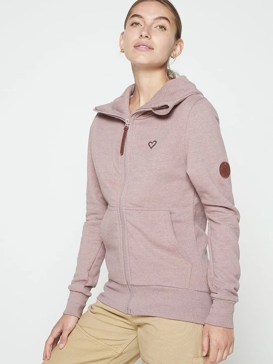 Obrázek produktu Mikina na zip ALIFE & Kickin světle růžová