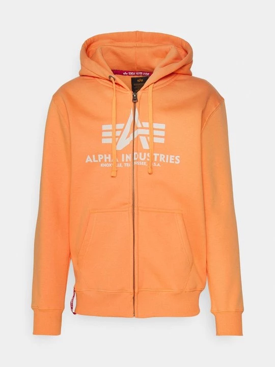 Obrázek produktu Mikina na zip Alpha Industries meruňková