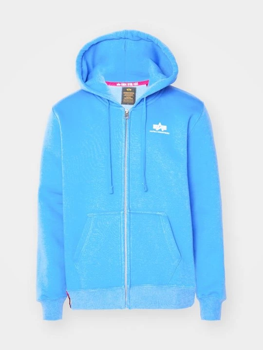 Obrázek produktu Mikina na zip Alpha Industries světle modrá