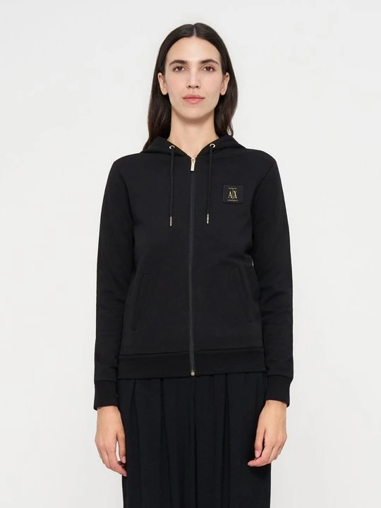 Obrázek produktu Mikina na zip Armani Exchange meírovaná černá