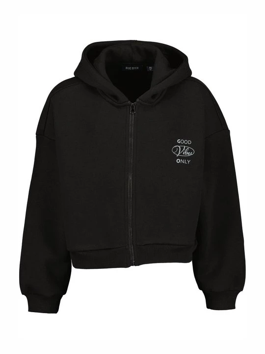 Obrázek produktu Mikina na zip BLUE SEVEN černá