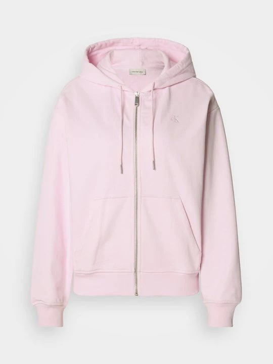 Obrázek produktu Mikina na zip Calvin Klein Jeans světle růžová