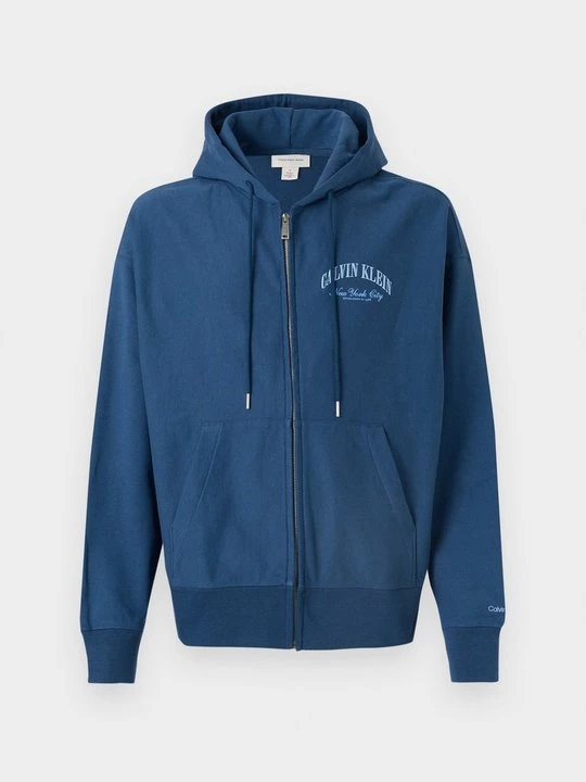 Obrázek produktu Mikina na zip Calvin Klein Jeans tmavě modrá