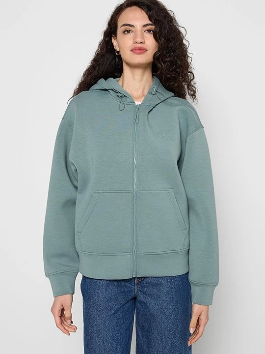 Obrázek produktu Mikina na zip Calvin Klein Jeans zelená