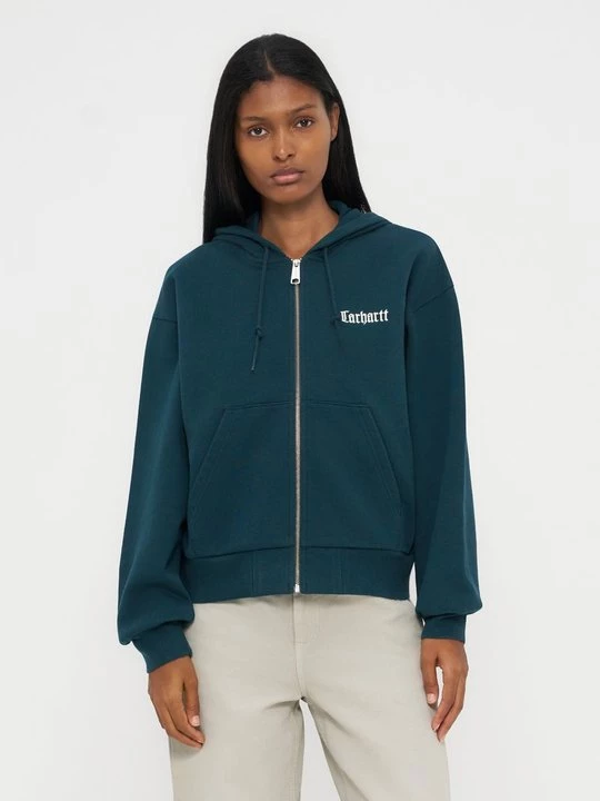 Obrázek produktu Mikina na zip Carhartt WIP melírovaná tmavě modrá
