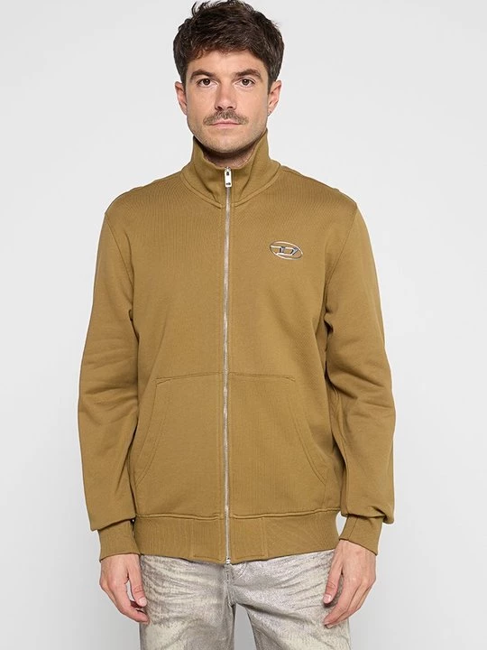 Obrázek produktu Mikina na zip Diesel hnědá