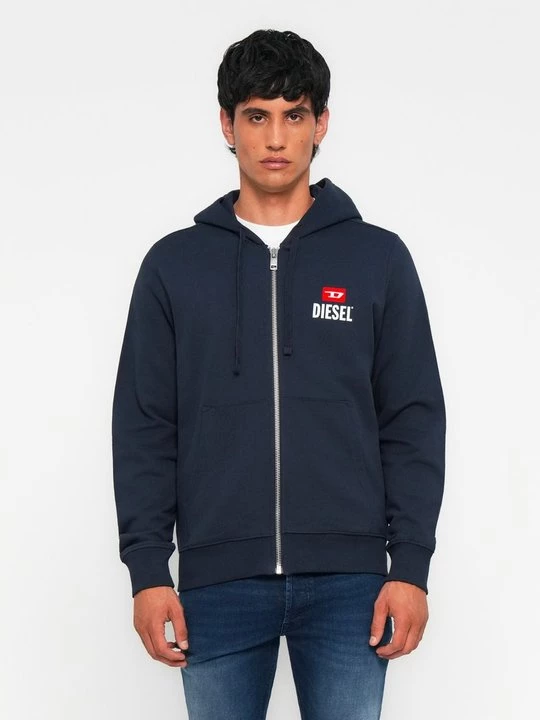 Obrázek produktu Mikina na zip Diesel modrá