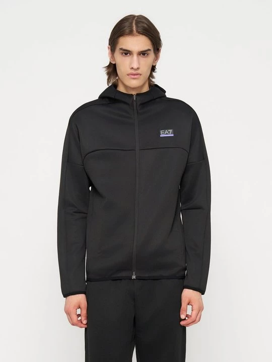 Obrázek produktu Mikina na zip EA7 Emporio Armani tmavě hnědá