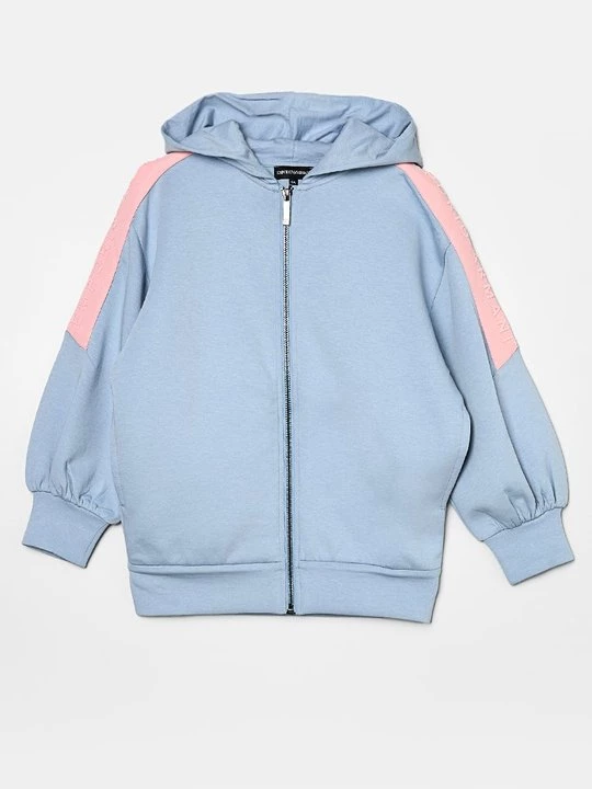 Obrázek produktu Mikina na zip Emporio Armani světle modrá