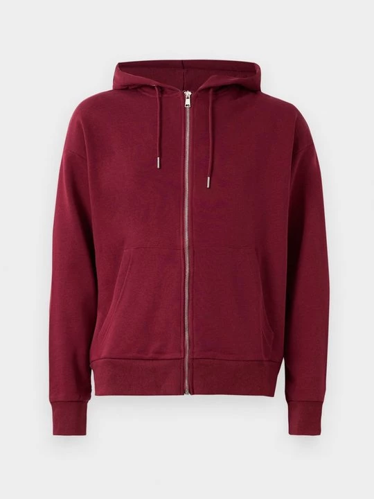 Obrázek produktu Mikina na zip Essential Collective tmavě červená