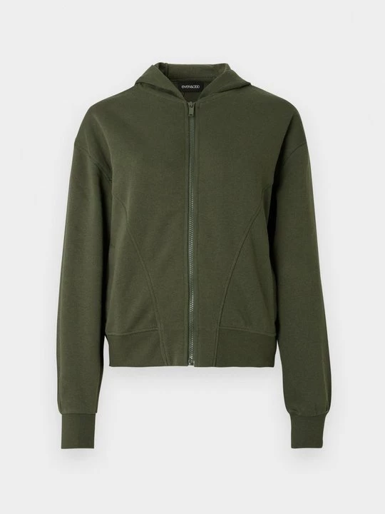Obrázek produktu Mikina na zip Even&Odd By Zalando khaki