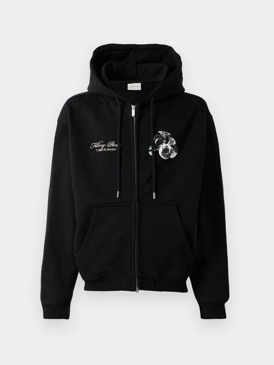 Obrázek produktu Mikina na zip Filling Pieces černá