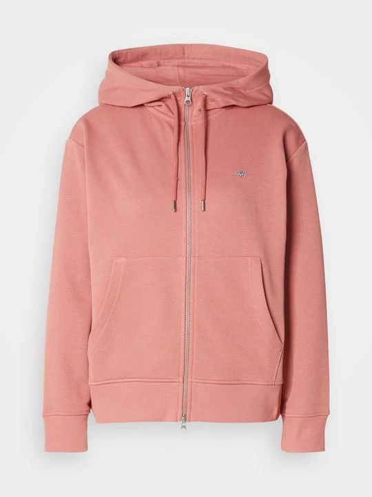 Obrázek produktu Mikina na zip Gant světle růžová