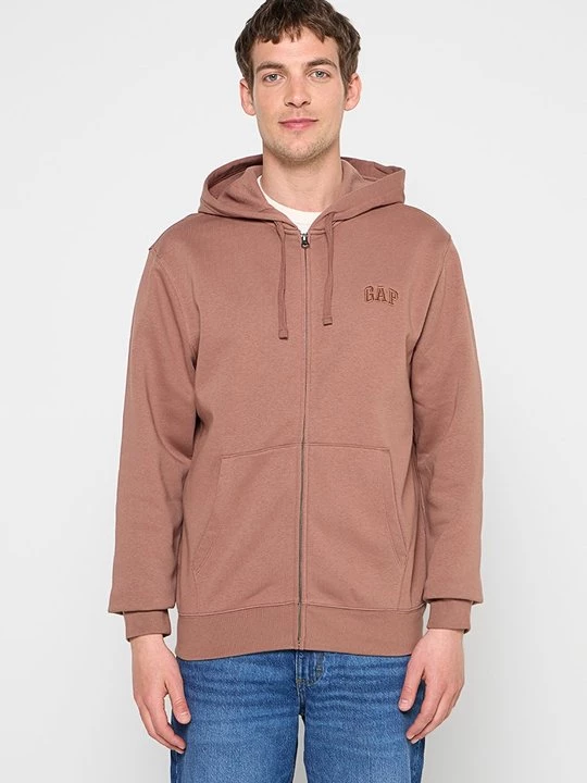 Obrázek produktu Mikina na zip GAP hnědá