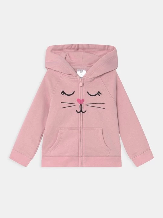 Obrázek produktu Mikina na zip GAP světle růžová