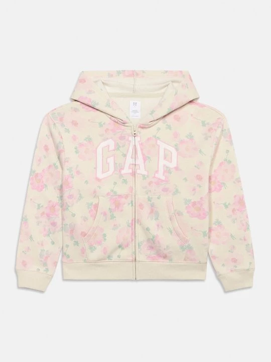Obrázek produktu Mikina na zip GAP světle žlutá